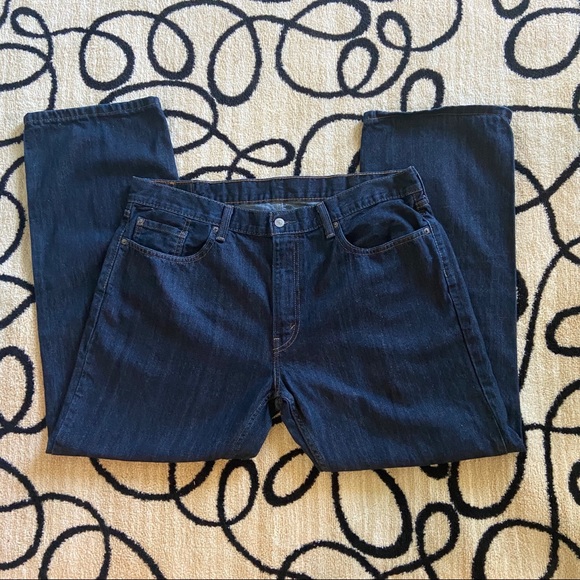 Levi's 559 Relaxed Straight Men's Jeans Dark Wash - Picture 3 of 6